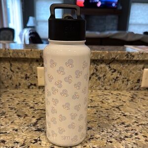 White and Black Water Bottle